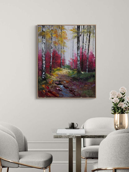 Sonbaharın Fısıltısı Yağlı Boya Tablosu