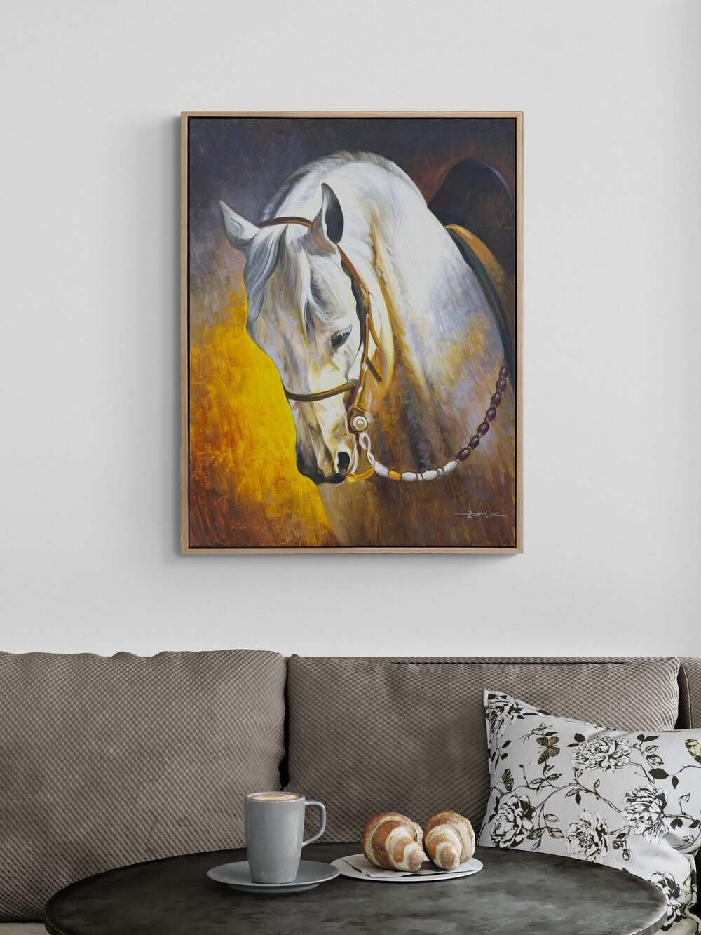 Efsanenin İzinde Yağlı Boya Tablosu