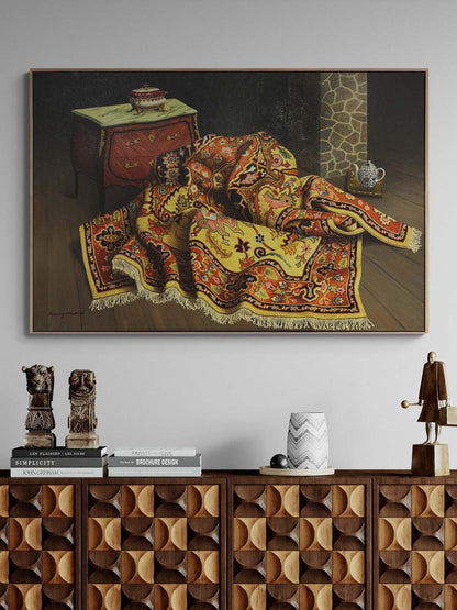 Kadim Desenler Yağlı Boya Tablosu