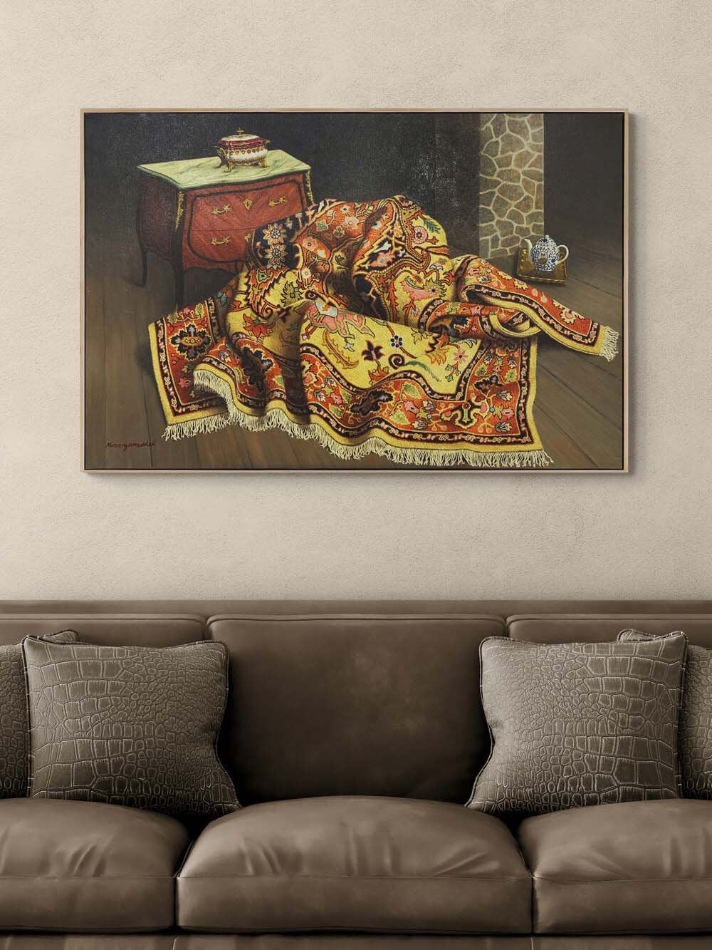 Kadim Desenler Yağlı Boya Tablosu