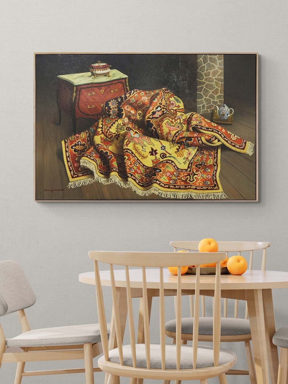 Kadim Desenler Yağlı Boya Tablosu