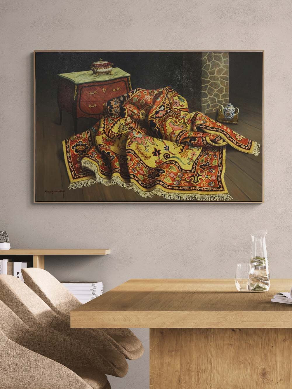 Kadim Desenler Yağlı Boya Tablosu