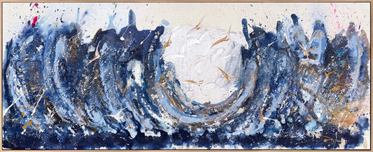 Formda Kuş Yağlı Boya Tablosu