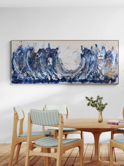 Formda Kuş Yağlı Boya Tablosu