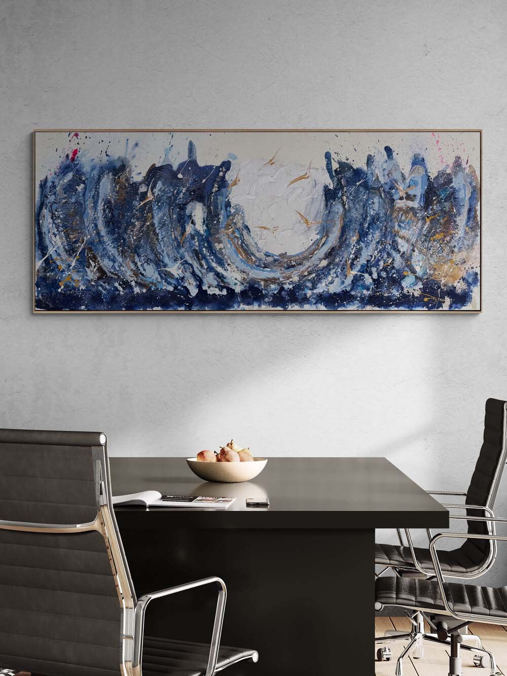 Formda Kuş Yağlı Boya Tablosu