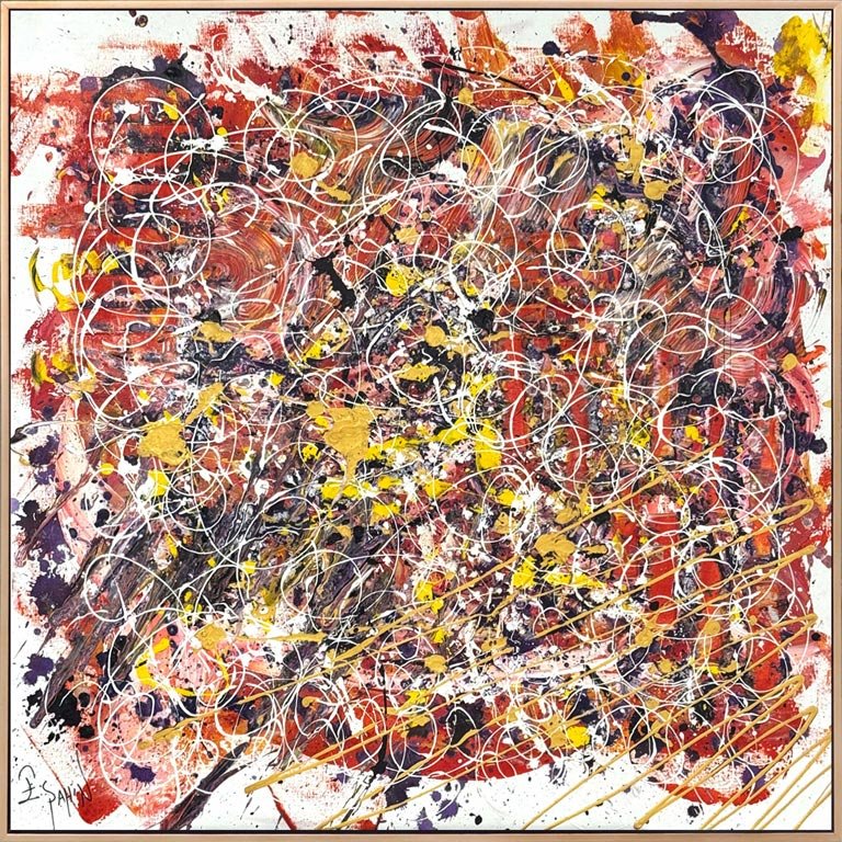 Hafifleyen Zaman Yağlı Boya Tablosu