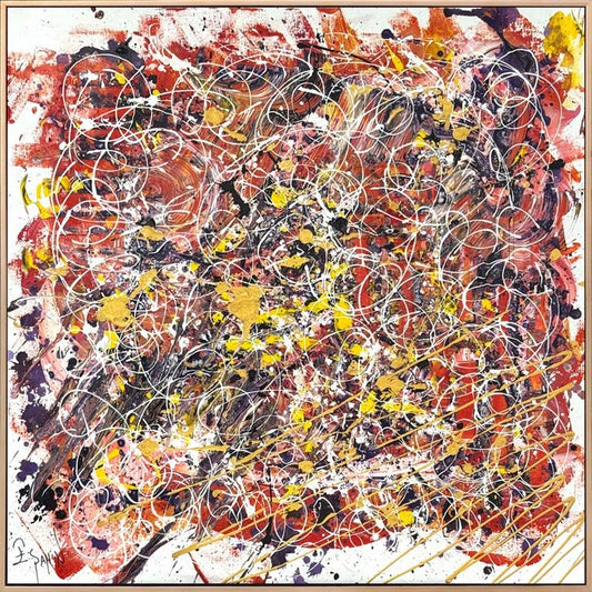 Hafifleyen Zaman Yağlı Boya Tablosu