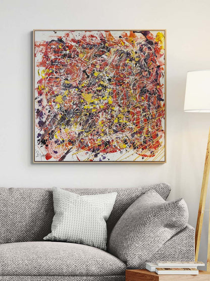 Hafifleyen Zaman Yağlı Boya Tablosu