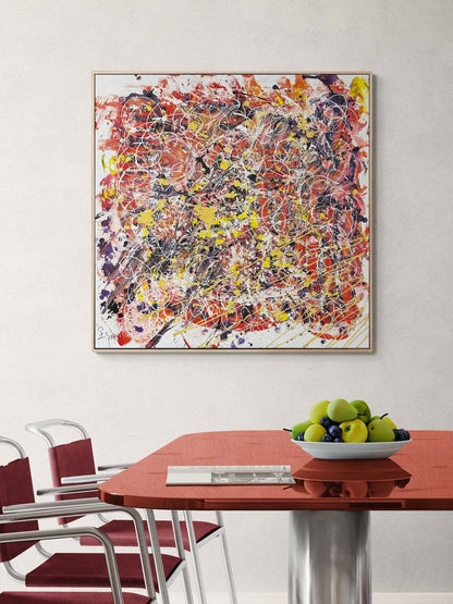 Hafifleyen Zaman Yağlı Boya Tablosu