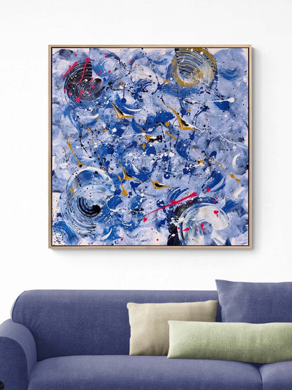 Soyut Özgürlük Yağlı Boya Tablosu