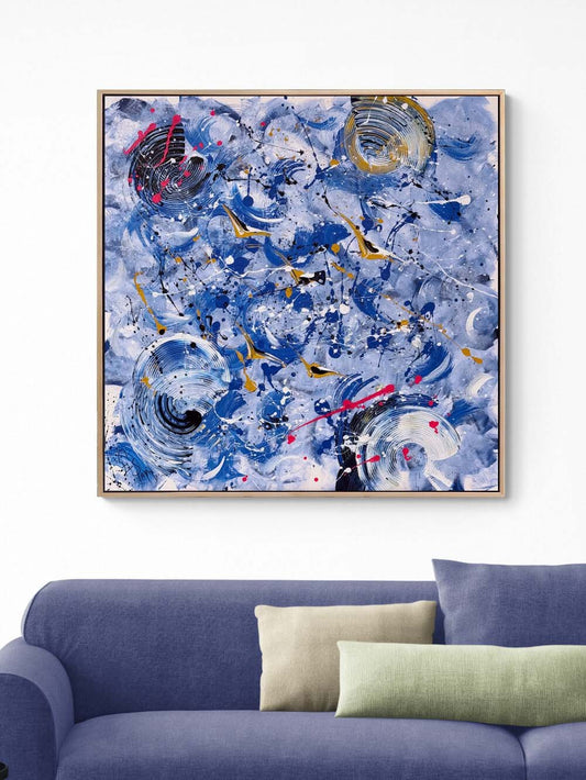 Soyut Özgürlük Yağlı Boya Tablosu