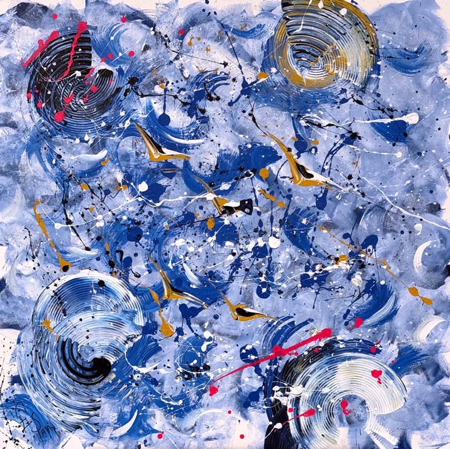 Soyut Özgürlük Yağlı Boya Tablosu