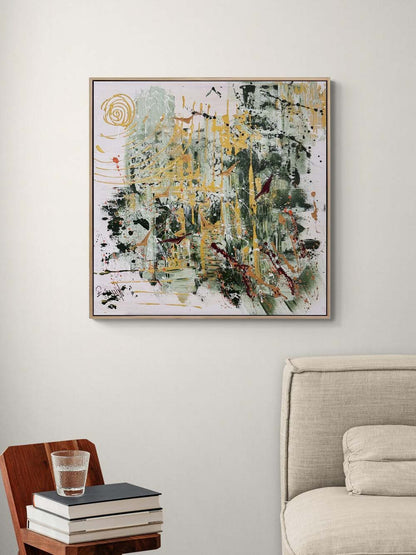 Ritmik Kanatlar Yağlı Boya Tablosu