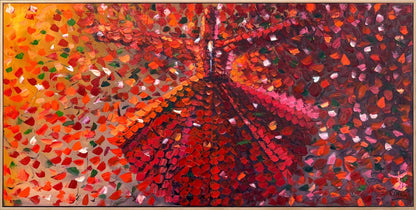 Kalpten Göğe Semazen Yağlı Boya Tablosu