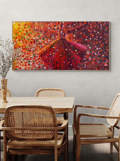 Kalpten Göğe Semazen Yağlı Boya Tablosu