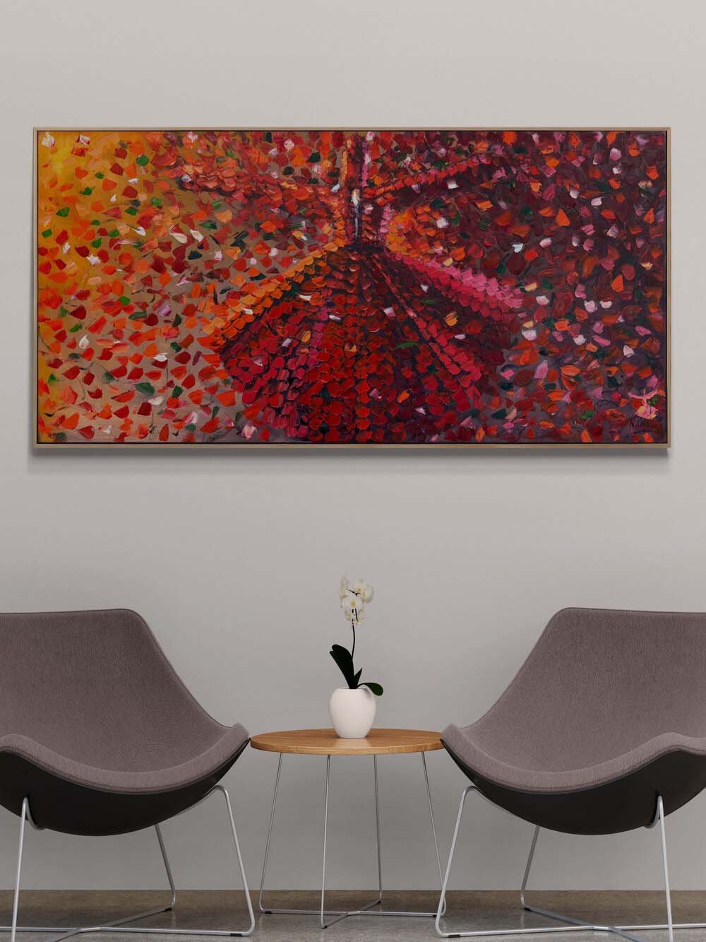 Kalpten Göğe Semazen Yağlı Boya Tablosu