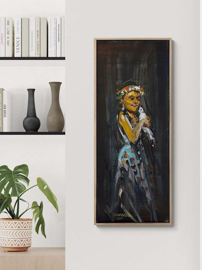 Suskun Zarafet Yağlı Boya Tablosu