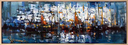 Uzakta Kalan Yağlı Boya Tablosu