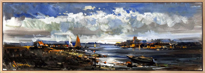 Bulutlu Ova Yağlı Boya Tablosu