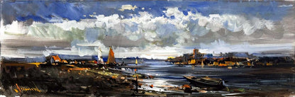 Bulutlu Ova Yağlı Boya Tablosu