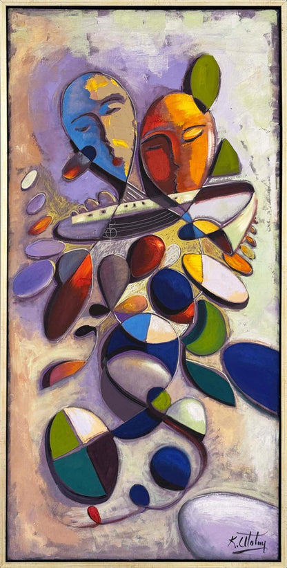 Sessiz Resital Yağlı Boya Tablosu