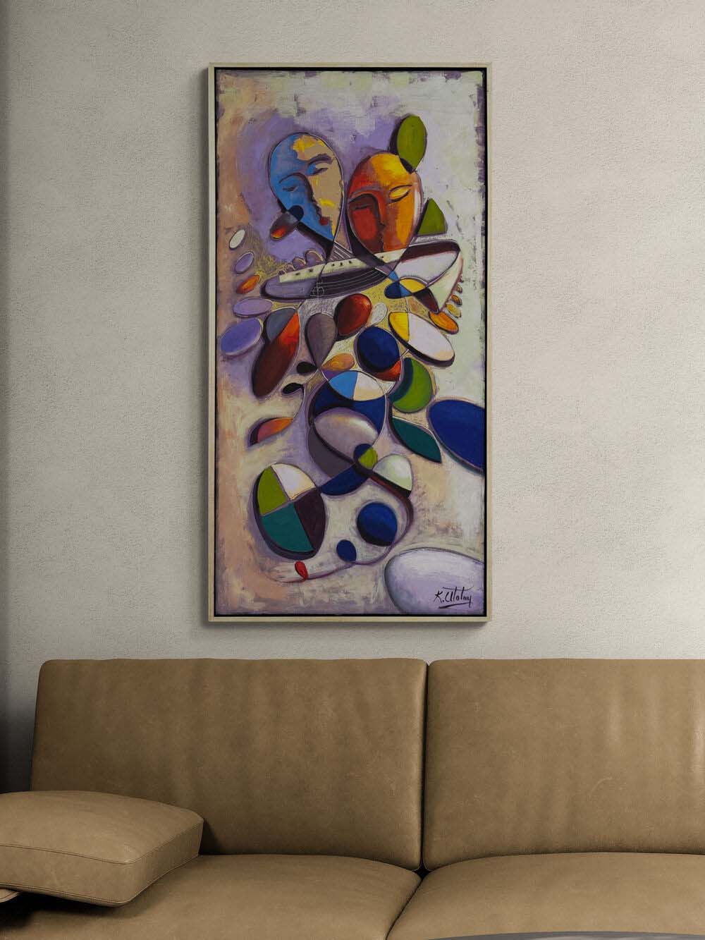 Sessiz Resital Yağlı Boya Tablosu