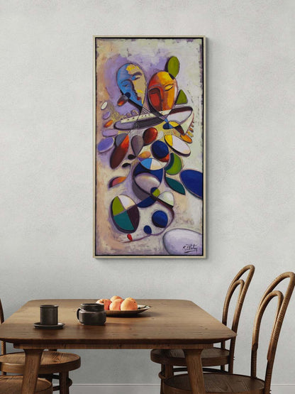 Sessiz Resital Yağlı Boya Tablosu