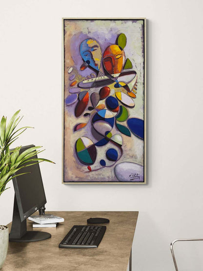 Sessiz Resital Yağlı Boya Tablosu