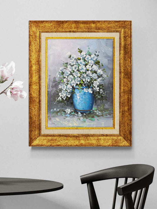 Papatya Işıltısı Yağlı Boya Tablosu