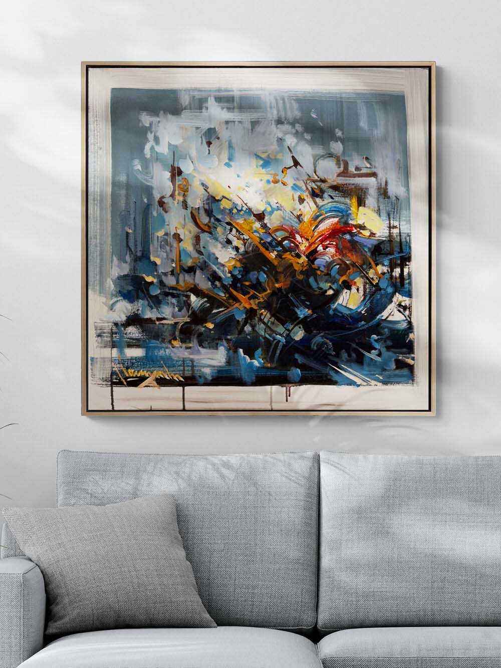 Bilinçaltı Yankıları Yağlı Boya Tablosu