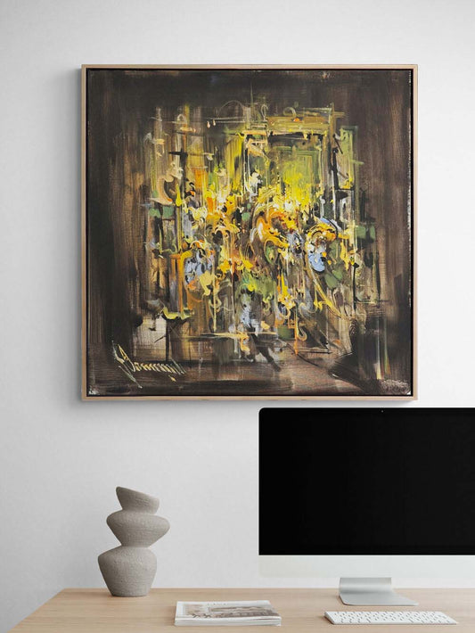 Işığın Kırılması Yağlı Boya Tablosu