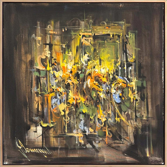 Işığın Kırılması Yağlı Boya Tablosu