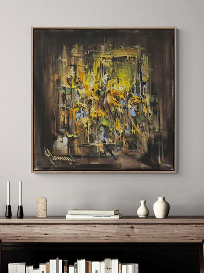 Işığın Kırılması Yağlı Boya Tablosu