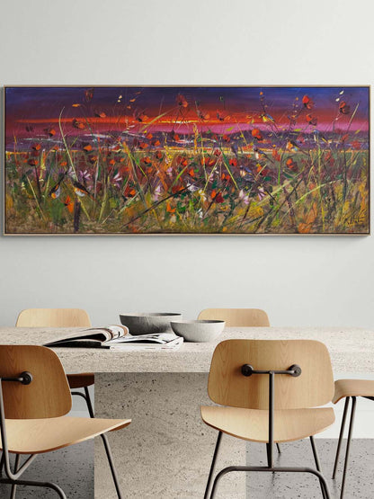 Mevsimi Coşkusu Yağlı Boya Tablosu