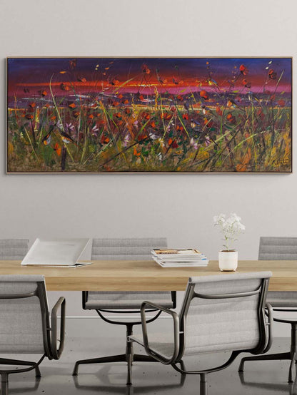 Mevsimi Coşkusu Yağlı Boya Tablosu