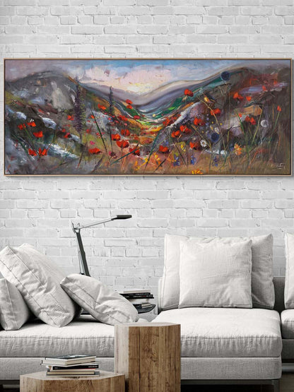 Canlanan Toprak Yağlı Boya Tablosu