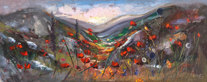 Canlanan Toprak Yağlı Boya Tablosu