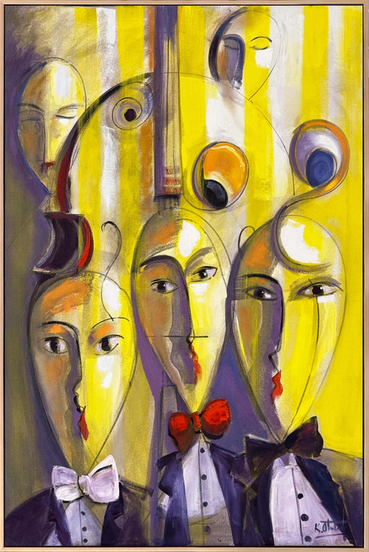 Gölge Melodiler Yağlı Boya Tablosu