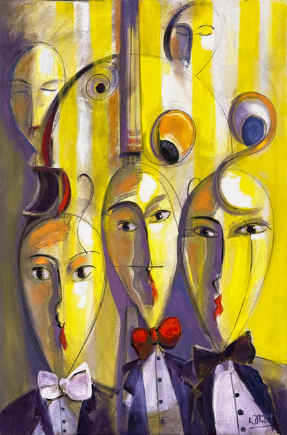 Gölge Melodiler Yağlı Boya Tablosu