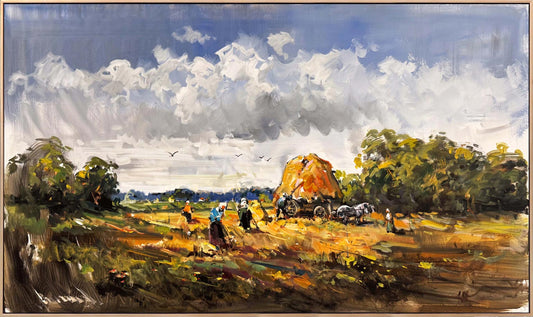 Harman Zamanı Yağlı Boya Tablosu
