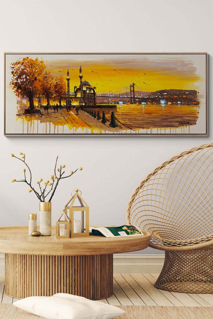 Ortaköy'de Seyir Yağlı Boya Tablosu