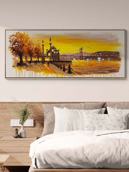 Ortaköy'de Seyir Yağlı Boya Tablosu