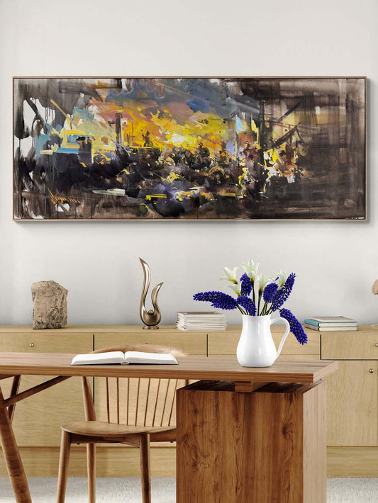 Mücadele Hattı Yağlı Boya Tablosu