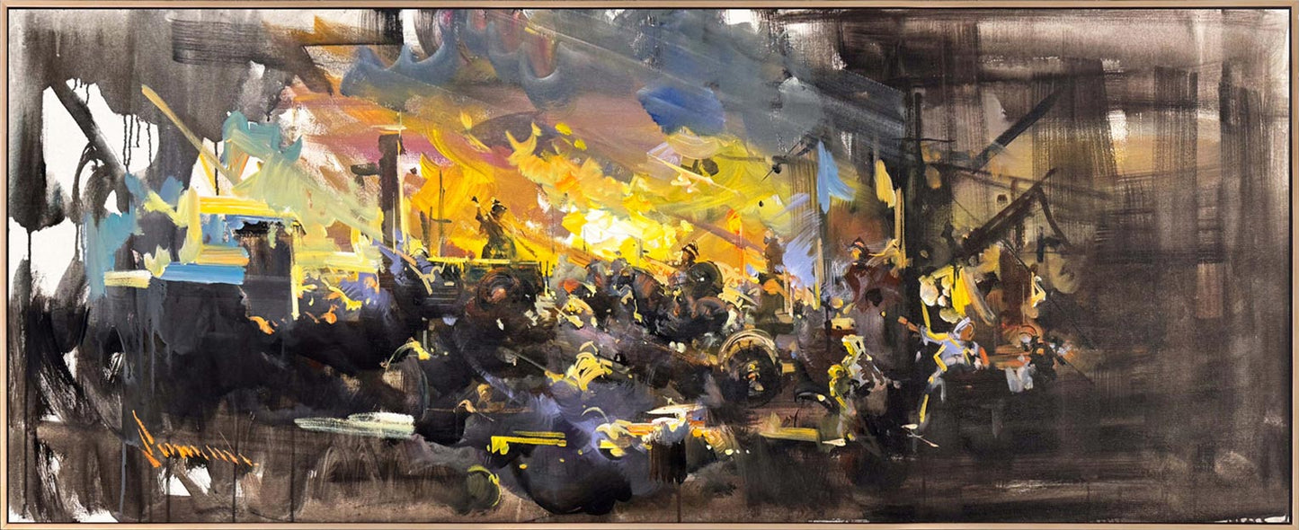 Mücadele Hattı Yağlı Boya Tablosu