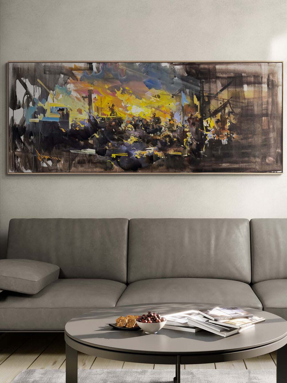Mücadele Hattı Yağlı Boya Tablosu
