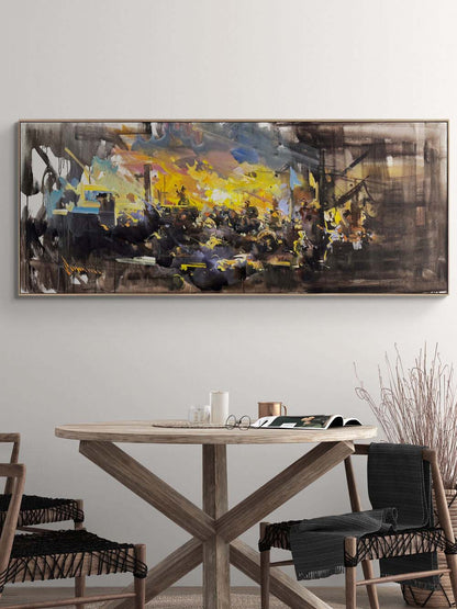 Mücadele Hattı Yağlı Boya Tablosu