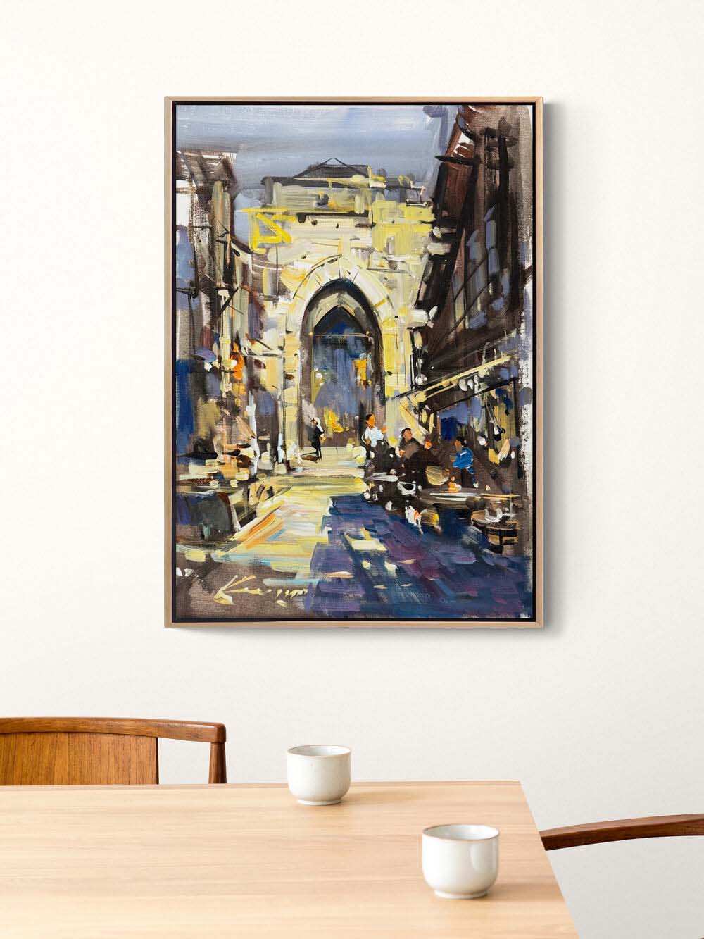 Kemerli Çarşı Yağlı Boya Tablosu