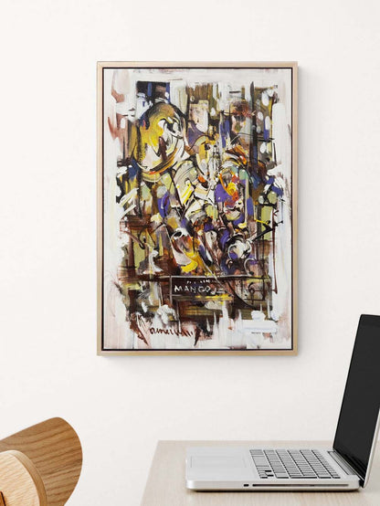 Dinamik Çarpışma Yağlı Boya Tablosu