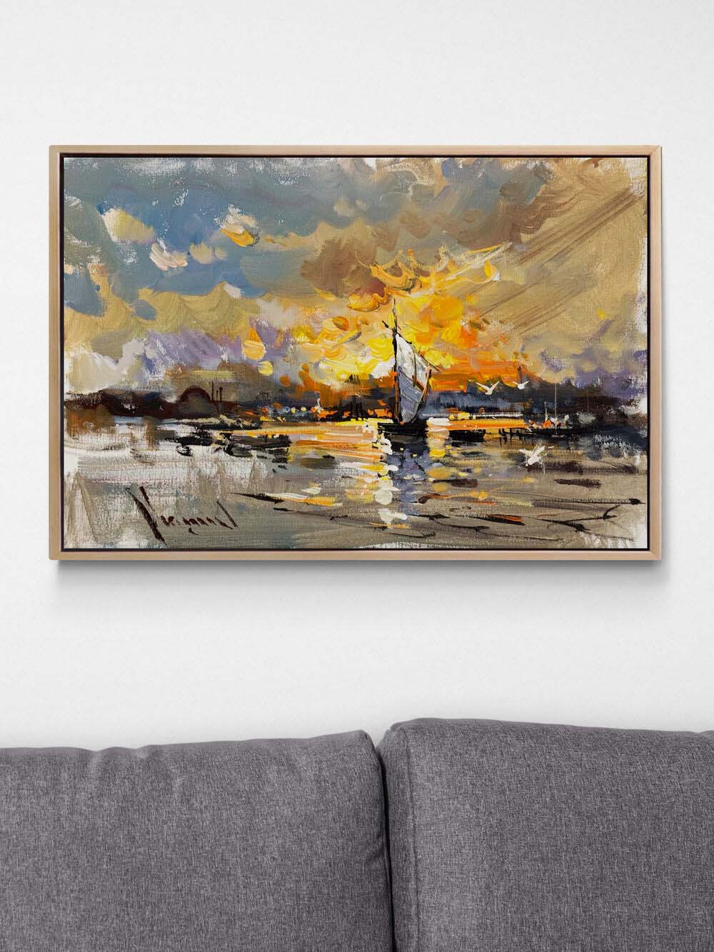 Dingin Sularda Yağlı Boya Tablosu