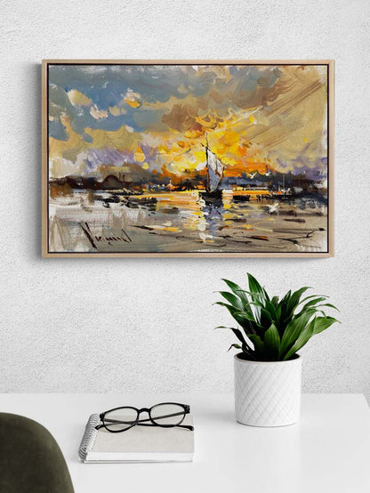 Dingin Sularda Yağlı Boya Tablosu